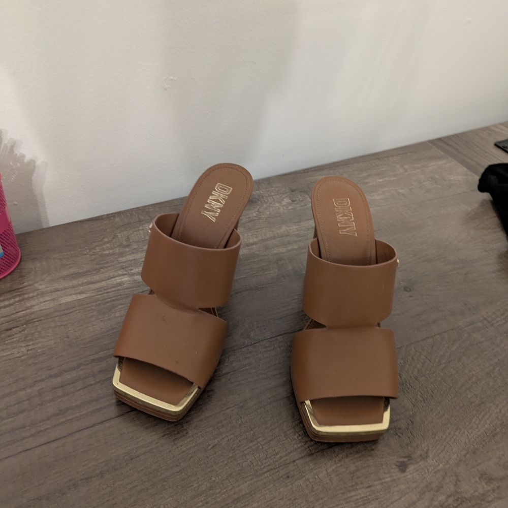 DKNY Brown Women's Sandals